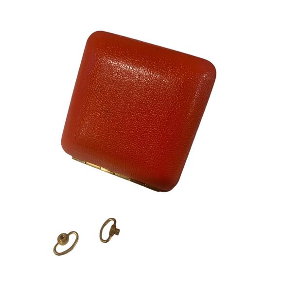 Vintage Bradley Red Folding Travel Winding Alarm Clock MCM Salvage - Picture 6 of 9